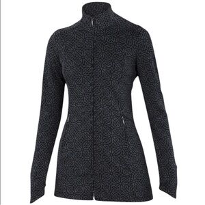 Ibex Juliet Zip Tunic jacket grey/black size small